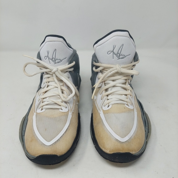 Nike Kyrie Infinity Se White Cement Grey Smoke High Top Sneakers Youth Size 7 - Picture 2 of 13